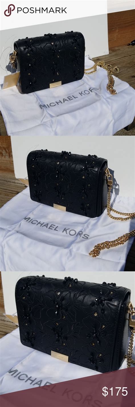 michael kors jade md gusset clutch